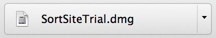 Chrome download bar