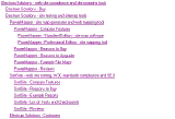 Table of Contents Map Style